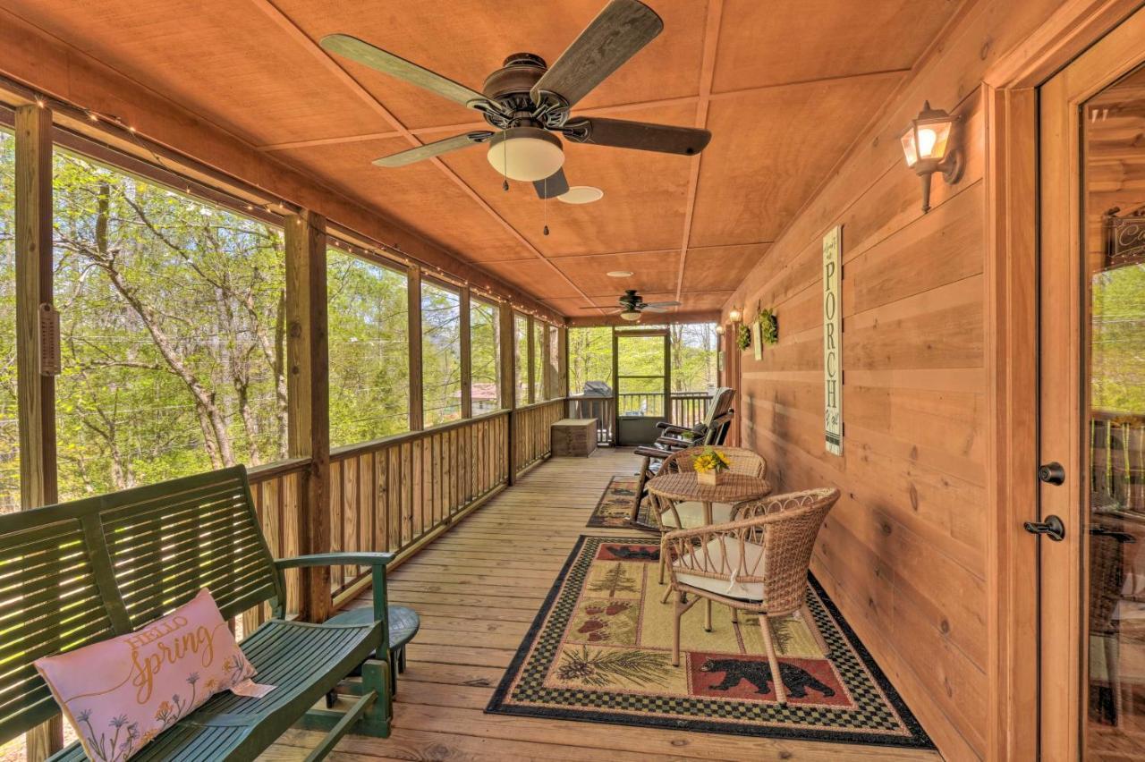 Cozy Hiawassee Cabin With Fire Pit And Mtn Views! Екстер'єр фото